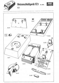 HO, Trafo FZ1, Schaltplan für FZ 1 