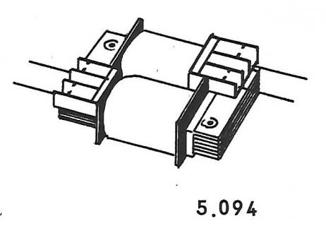 Trafo, Junior-Trafo, Trafokern m. Spule 