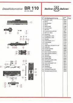 TT, BR110, Explosivdarstellung / BTTB 