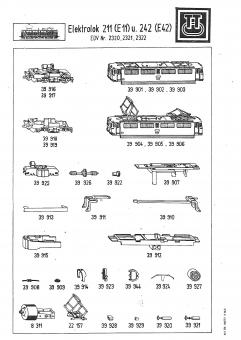 TT, BR 211/242, Explosivdarstellung 