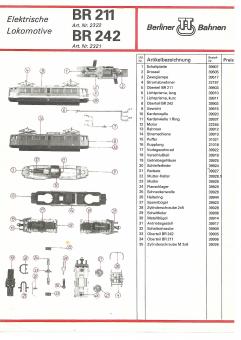 TT, BR 211/242, Explosivdarstellung 