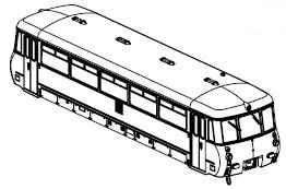 HO, VT 2.09 , Gehäuse VT, mit Fenster 