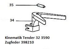 TT-Tillig-BR52 Feder Kinematik, Tender 