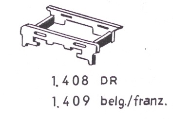 HO, BR 55, Gleitbahnträger. sw. 