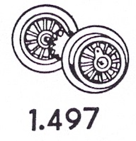 HO, BR 66, Radsatz II , Dm Lauffl. 18,5mm 