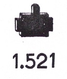 HO, BR 66, Gewindeplatte 