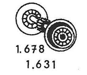 HO, E499, Radscheibe f. Treibradsatz , mHR 