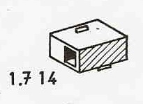 HO, BR 185 Lampengehäuse 