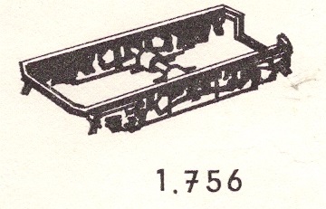HO, BR 195  Drehgestellrahmen 