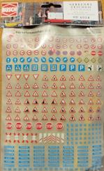 HO, Busch - Verkehrszeichen + Straßennamen 