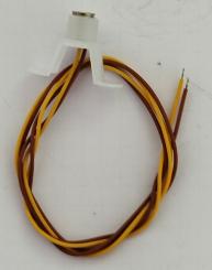 Beleuchtungssockel E5,5  mit Ersatzlampe 14-19V, klar 