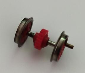 Roco-Ersatzteil / Treibradsatz m. Ritzel 