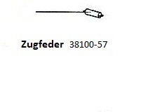 TT-Tillig- Zug-Feder, Dm = 2,5mm l = 5mm 