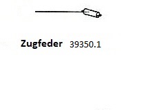 TT-Tillig- Zug-Feder , Dm = 3 mm l = 15,5 mm 